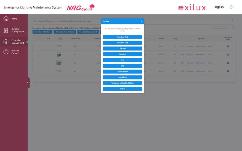 Emergency lighting control and monitoring systems | Exilux