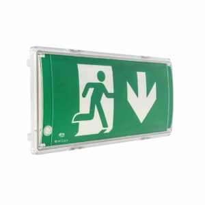 EVOLUX 24m NRG ZB 2W WL/CL 3H Exit Sign and Safety Luminaire