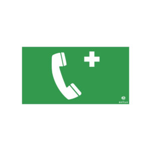 E004 Safety Sign Pane 24m Emergency Telephone