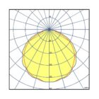 EVOLUX Luminaire Polar Curve