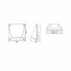 WAYLUX WALL IP66 B NRG W Safety Luminaire Wall Diagram