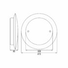 Exilux DECOLUX B IP65 NRG Safety Luminaire Wall Diagram